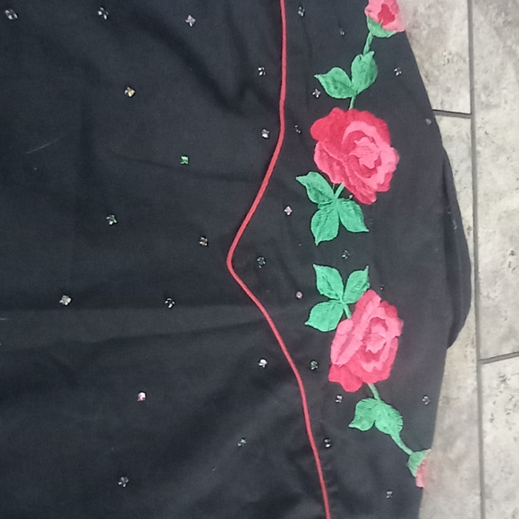 80s Vintage Karman Western button Down - Picture 10 of 13